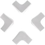 Zopa Гумена защита за ъгли 4бр XL, White (ZOP063024)