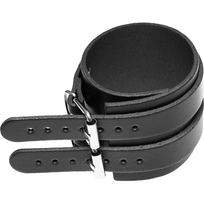 Black & metal гривна с две каишки 2 - bwz-705