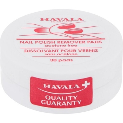 MAVALA Nail Polish Remover Pads от MAVALA за Жени Лакочистител 30бр