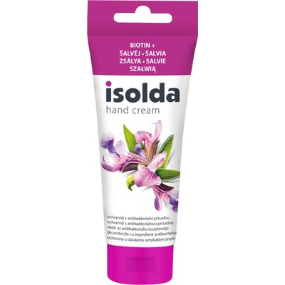 Isolda Šalvěj s biotinem krém s antibakteriální přísadou na ruce 100 ml – Zboží Dáma