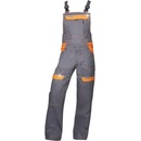 Ardon H8132 cool trend dámske Pracovné nohavice s trakmi sivá oranžová