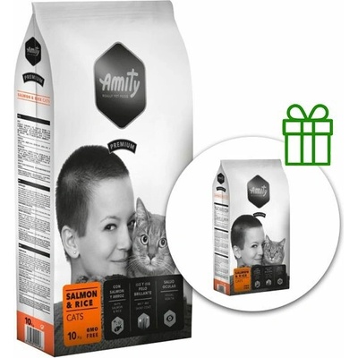 AMITY premium cat SALMON rice 10 kg