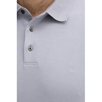 Calvin Klein тениска с яка мъжка от памук (LV04LB276G)