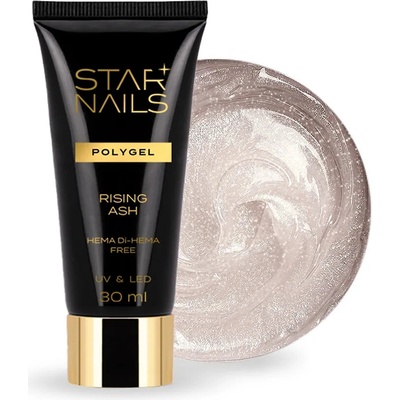 Starnails UV/LED polygél Hema Di-Hema Free 012 Rising Ash 30 ml