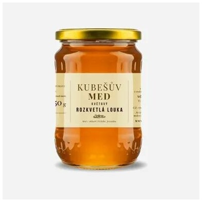 Kubešův med Med květový rozkvetlá louka 6 x 750 g