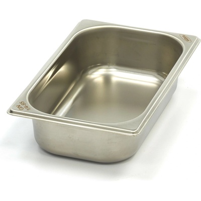 Gastronádoba 1/4 GN - hloubka 6,5 cm - 26,5 x 16,2 cm - nerezová ocel