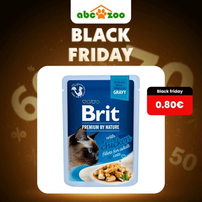 Brit Premium Cat Delicate Fillets in Gravy Chicken 85 g