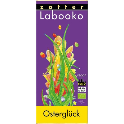 Zotter Bio hořká čokoláda Radost Velikonoc 70 g