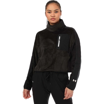Under Armour Поларена блуза Under Armour Journey Fleece Mock Neck Top - Black