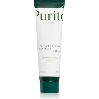 PURITO Wonder Releaf Centella Cream възстановяващ крем за подхранване на кожата на лицето с успокояващ ефект 50ml