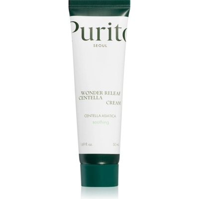 PURITO Wonder Releaf Centella Cream възстановяващ крем за подхранване на кожата на лицето с успокояващ ефект 50ml