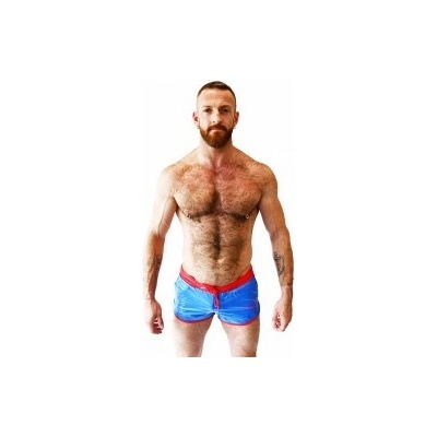 Mister B URBAN Valencia Shorts Blue Red univerzální šortky