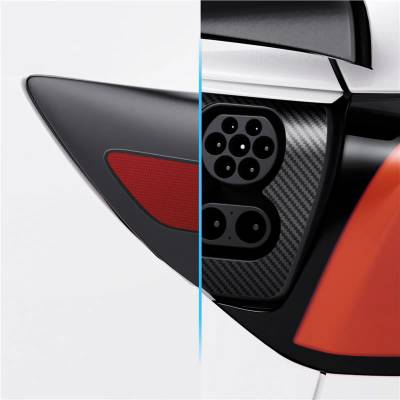 Spigen Комплект защитно фолио и обвивка Spigen Tesla за заряден порт (ЕС), карбон - Tesla Model Y/3 (ACP07595)