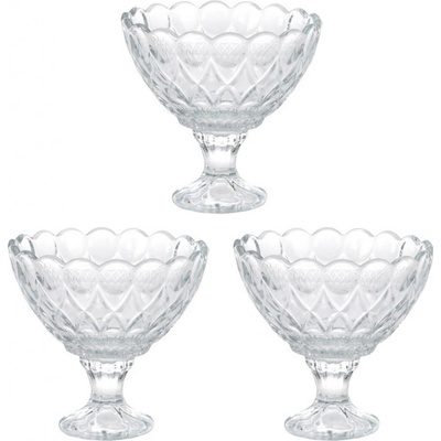 EH Excellent Houseware Dezertní zmrzlinový pohár DIAMOND 3 x 200 ml