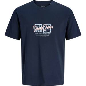 JACK & JONES Тениска jorriviera front tee ss crew neck fst (123019685064322)