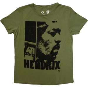 Jimi Hendrix Let Me Live Khaki Green XL Дамски Риза (JHXTS15LK04)