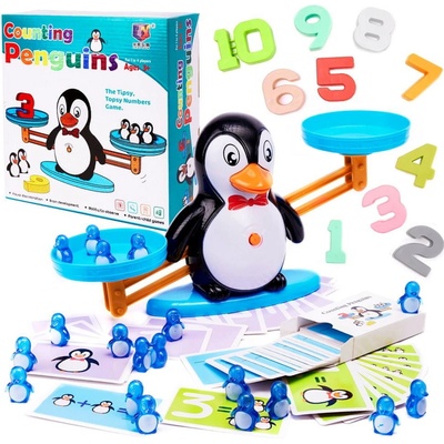 KIK vzdelávacia rovnováha učenie sa počítať tučniaky veľké