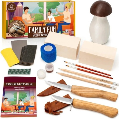 Houba, BeaverCraft hobby sada Family Fun Carving Hobby Kit DIY09 P43434