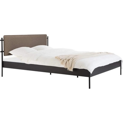 Noo.ma Eton s hnědým čelem a roštem Černá kovová – Zboží Mobilmania