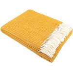 Native Natural Вълнено одеяло 140x200 cm - Native Natural (BLA-CABLE-MUSTARD)