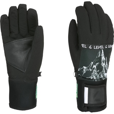 LEVEL Детски ръкавици Level Kid's Comet Gloves - Black / White - размер 5 (EU) (202-7339-0112)