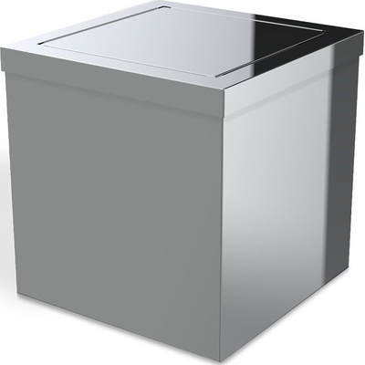 DECOR WALTHER Кошче за отпадъци за баня Decor Walther 20 см полирано-стоманено (0611470)