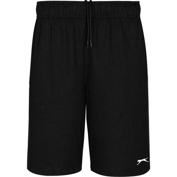 Image 1 of Slazenger Мъжки къси панталони Slazenger Jersey Shorts Mens - Black