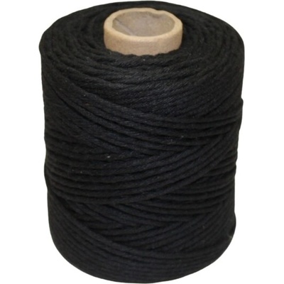 Provázek bavlněný černý 110m, tloušťka 2 mm