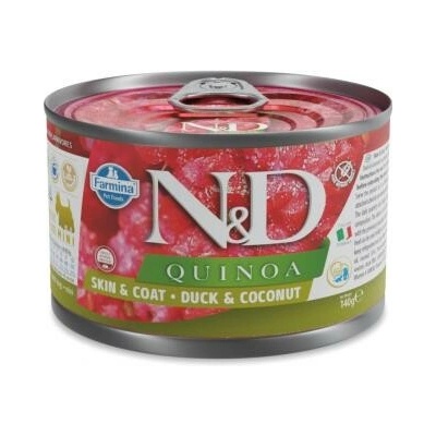 N&D Quinoa Dog Skin & Coat Duck & Coconut Mini 140 g