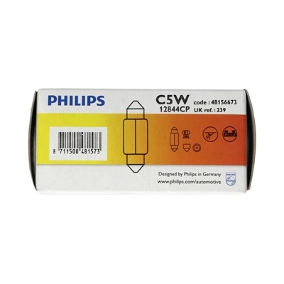 Philips Крушка, светлини купе philips c5w, 12v, 5w, 10 бр