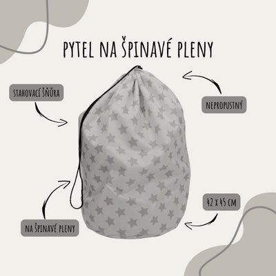 Děláme do plen Pytel na špinavé pleny Šedé hvězdy