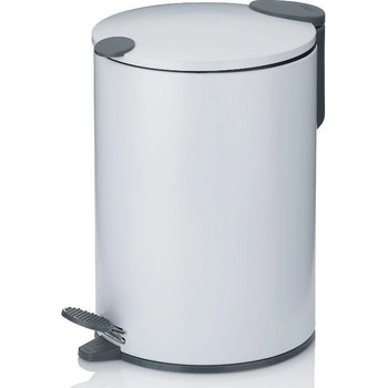 Kela Кош за баня с педал KELA Mats 3л, бял (1675)