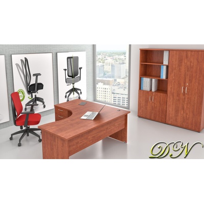 NABYTEK-DESIGNOVY.CZ - ZE 1.18 03 Sestava kancelářského nábytku Komfort 1.18 calvados – Zbozi.Blesk.cz