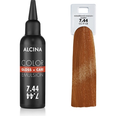 Alcina Tónovací emulze 7.44 Střední blond intenzivní měděná 100 ml