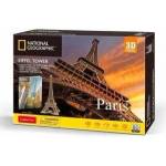 Lisciani 3D Puzzle National Geographic Paris Eiffel Tower 80 pieces