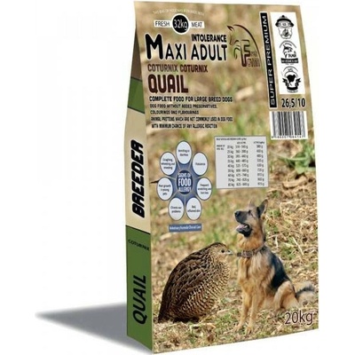 Fresh Farm Light & Sterility Medium & Maxi Quail & Rice 20 kg