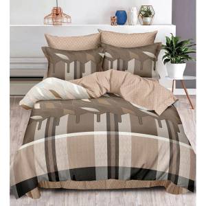 EmonaMall Двулицев спален комплект с ластик EmonaMall, 6 части - Модел S15223 (S15223-66666e)