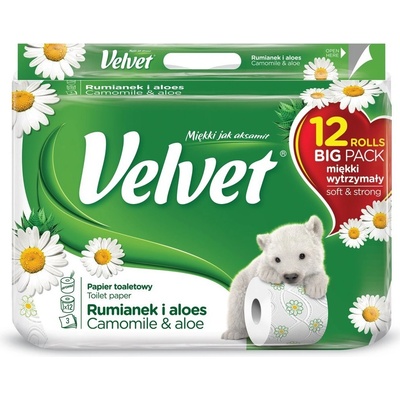 Velvet Camomile & aloe 12 ks – Zboží Dáma
