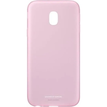 Samsung Оригинален Силиконов Калъф за SAMSUNG J3 2017 Jelly Cover Case Ef-Aj330tp, Розов (Ef-Aj330tpegww)