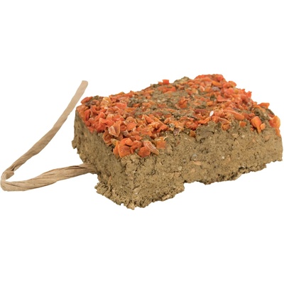 TRIXIE - Камък за гризачи от естествена глина с морков - 100 гр