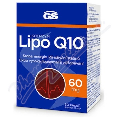 GS Koenzym Lipo Q10 60 mg, 60 kapslí