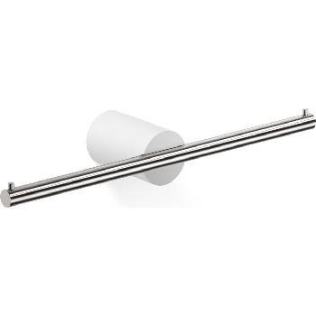 DECOR WALTHER Закачалка за тоалетна хартия Stone двойна матово стоманенобяло (0974955)