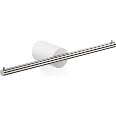 DECOR WALTHER Закачалка за тоалетна хартия Stone двойна матово стоманенобяло (0974955)