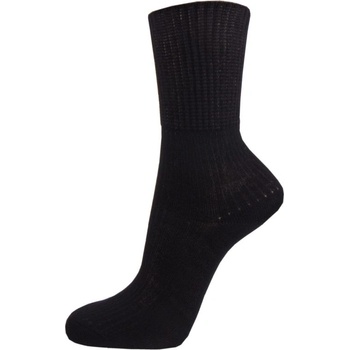Zdravotní bavlněné ponožky černá