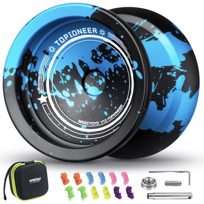 Magicyoyo YoYo V12 TOPIONEER Černá + modrá – Zboží Dáma