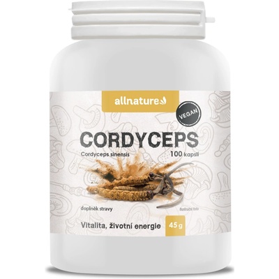 Allnature Cordyceps 100 kapsúl