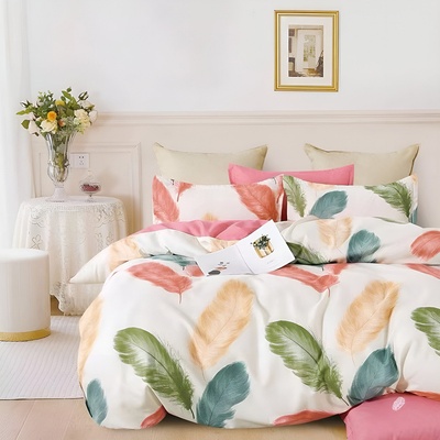 EmonaMall Двулицево спално бельо EmonaMall, 6 части - Модел S18113 (S18113-12000d)