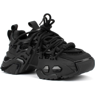 Дамски маратонки fashion в черно