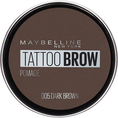 Maybelline Brow Tattoo Lasting Color Pomade gelová pomáda na obočí 05 Dark Brown 4 g