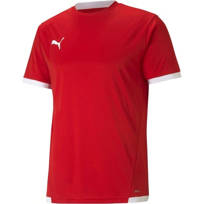 Puma pánske futbalové tričko TEAM LIGA JERSEY červená biela